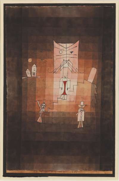 Paul Klee, Der Berg der heiligen Katze, 1923