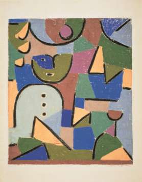 Paul Klee, Figur im Garten, 1937