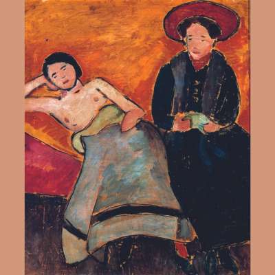 Alexander Kanoldt, modelos, 1909