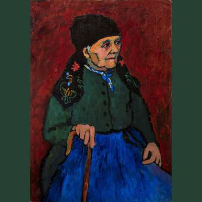 Marianne von Werefkin and Gabriele Münter, Portrait of Rosalie Leiß, 1909