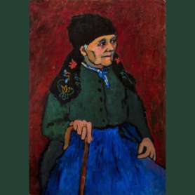 Marianne von Werefkin and Gabriele Münter, Portrait of Rosalie Leiß, 1909